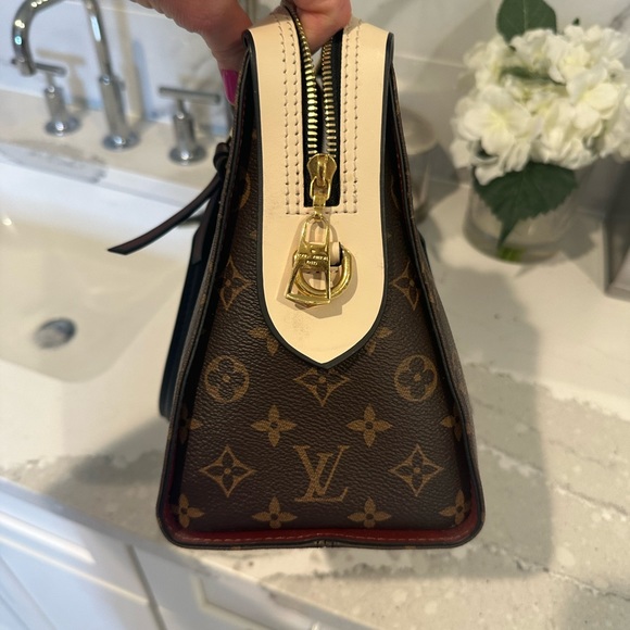 Louis Vuitton Tuileries Monogram Bag Canvas with Cream Leather - Picture 5 of 15